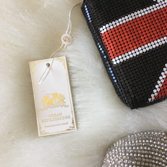 🇬🇧🆕 last1✪ Union Jack ✪ Metal Mesh Clutch Bag ✪ - Picture 5 of 8